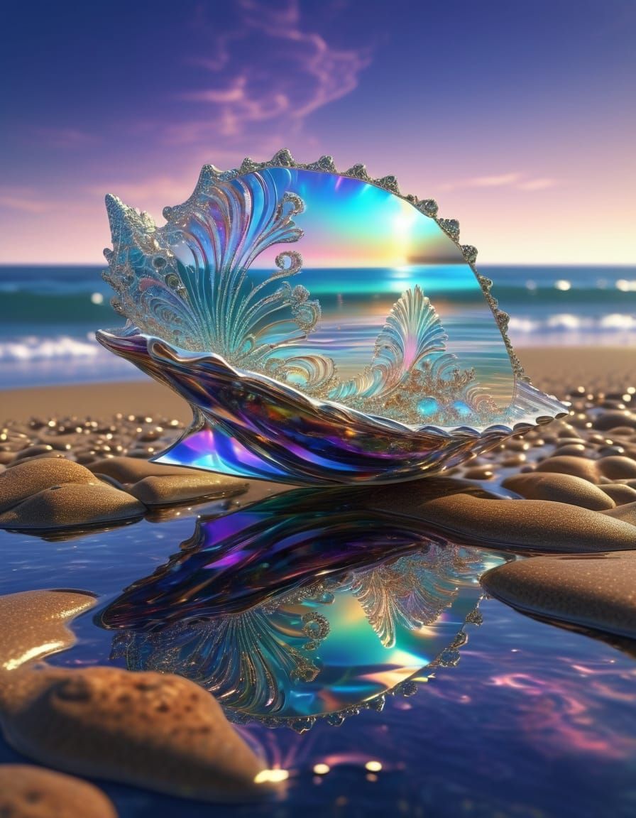 Refracted Iridescence  by @GeoDave