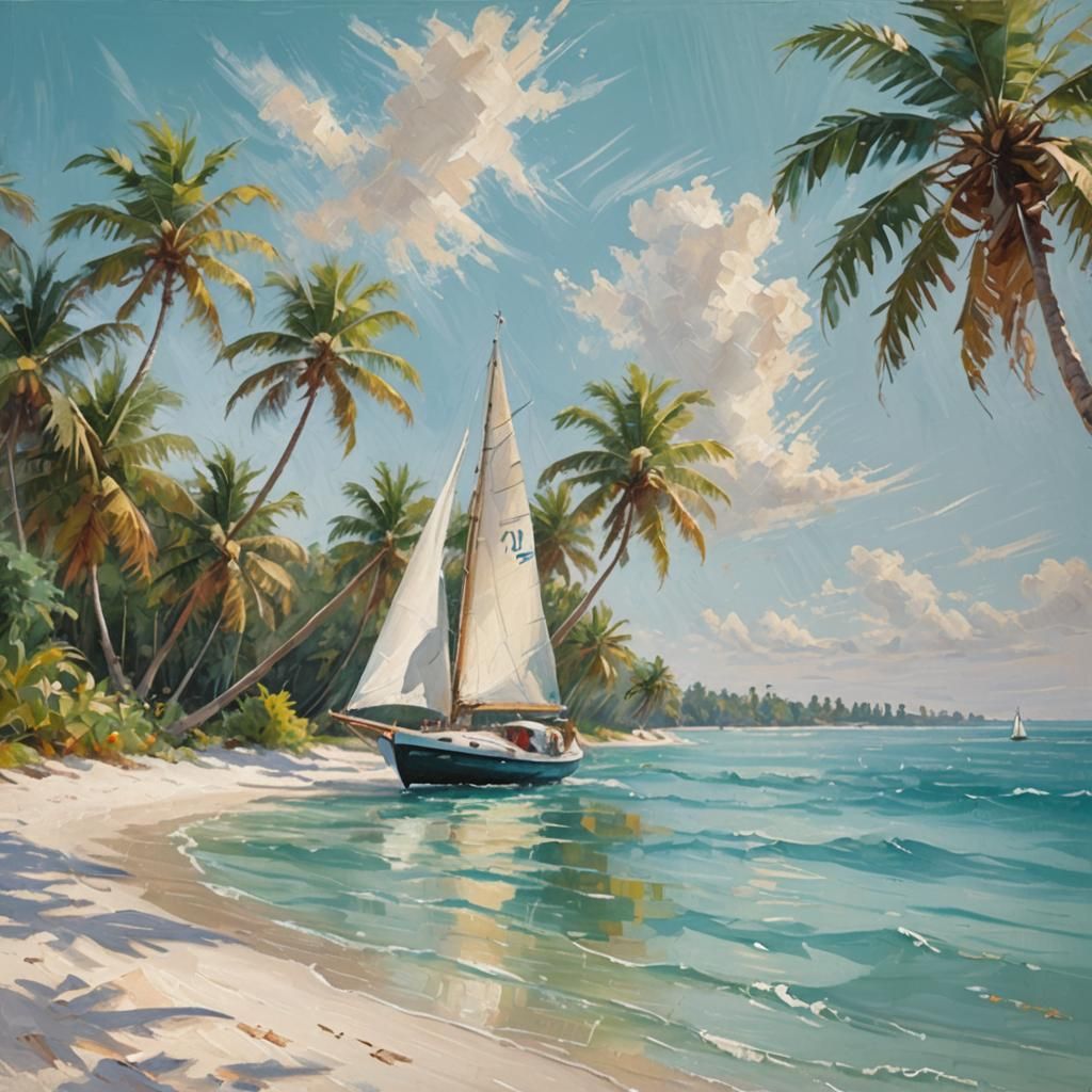 a sunny day in the Bahamas