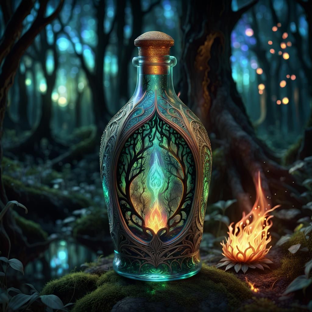 Elven Elixir Magick - AI Generated Artwork - NightCafe Creator