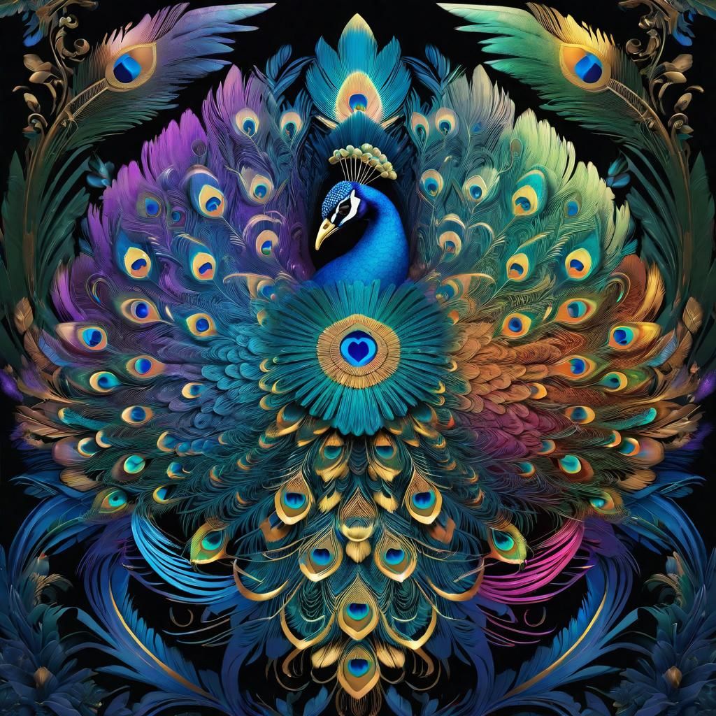 Melek Taus, Yazidi peacock angel. - AI Generated Artwork - NightCafe ...