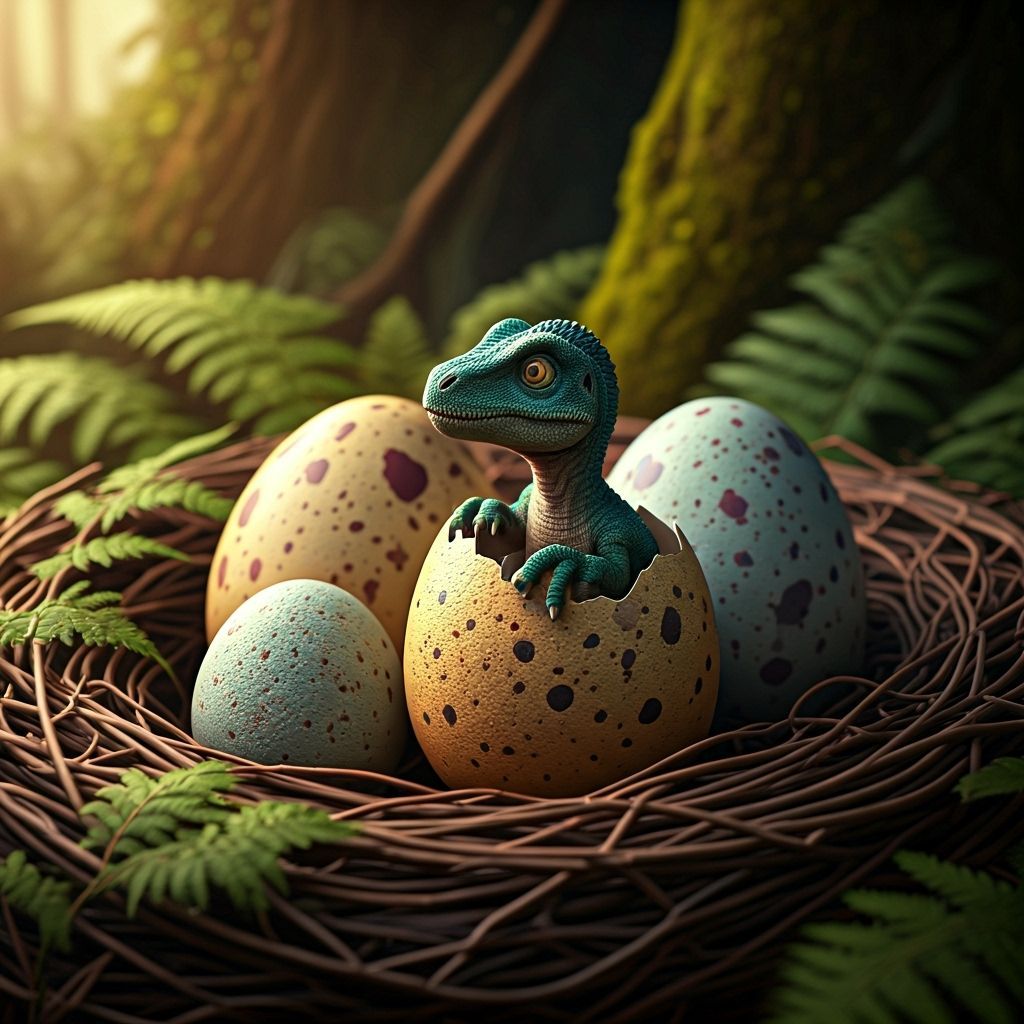 Baby Dinosaur  by @Thomas