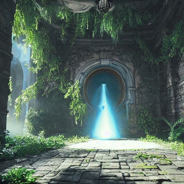 Portal to a hidden world unknown by all creation