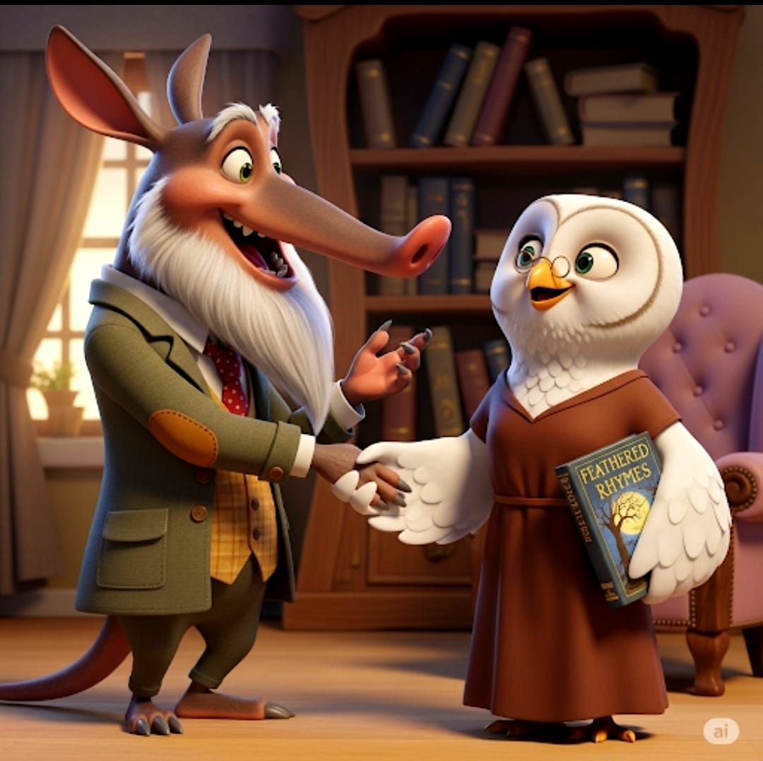 "Well done, owl friend!"