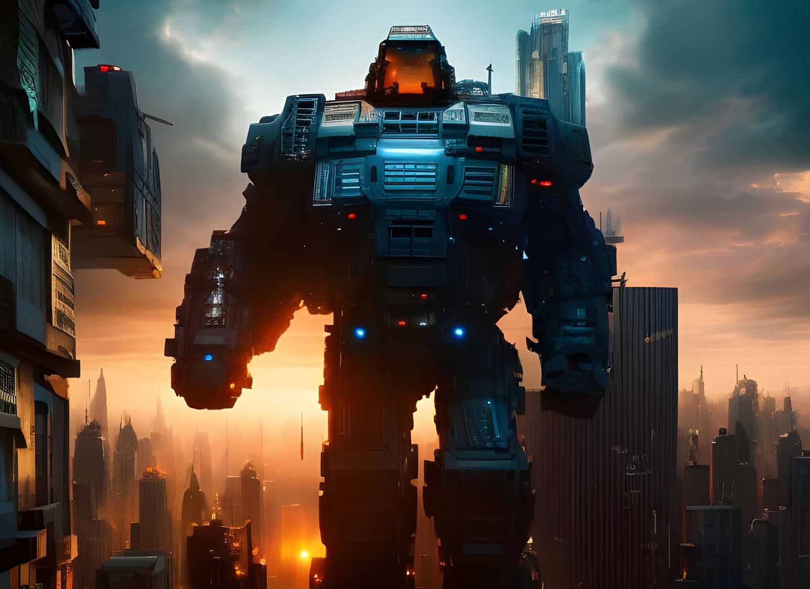 For dessert, I'll take this Godzilla. That's a dessert challenge  by @Artificial Intelligence Artist