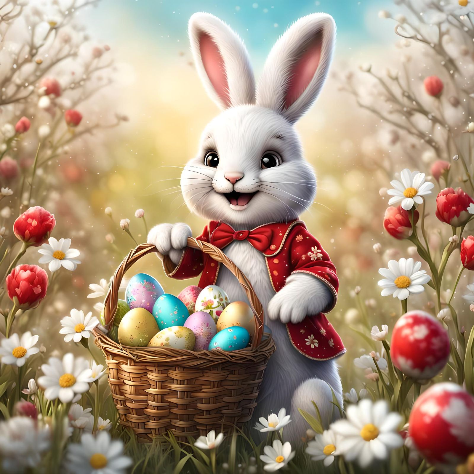 Hiding the eggs 