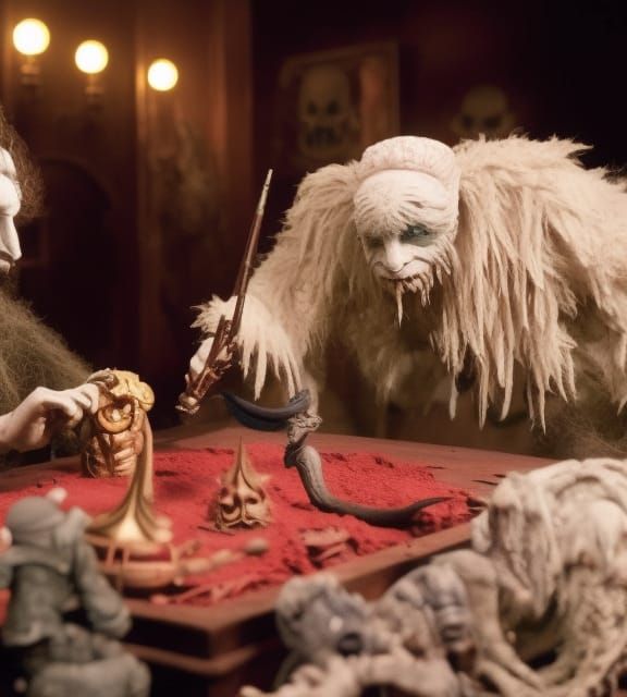 Demonic Banana Gunfight: A Stop-Motion Surreal Dream