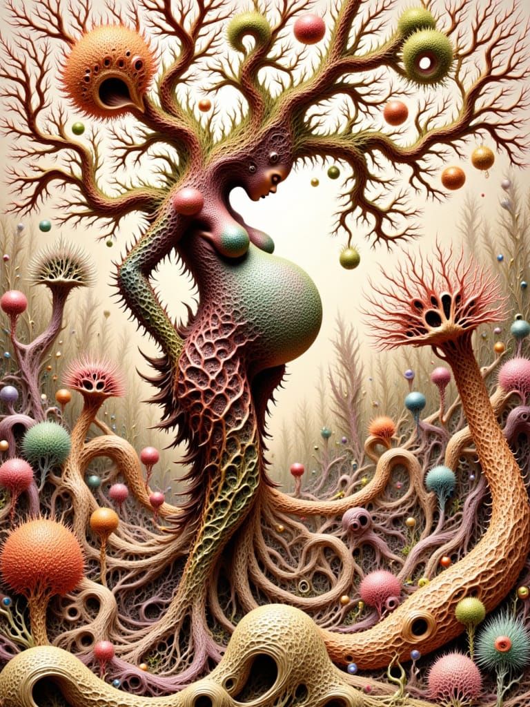 <lora:Complexity Wash:1.0> CREATE EXTREMELY DIVERGENT UNIQUE 3D ART SCULPTURES WITH EVERY GENERATION; RAKU MASTERPIECES OF EXQUISITE BEAUTY ...