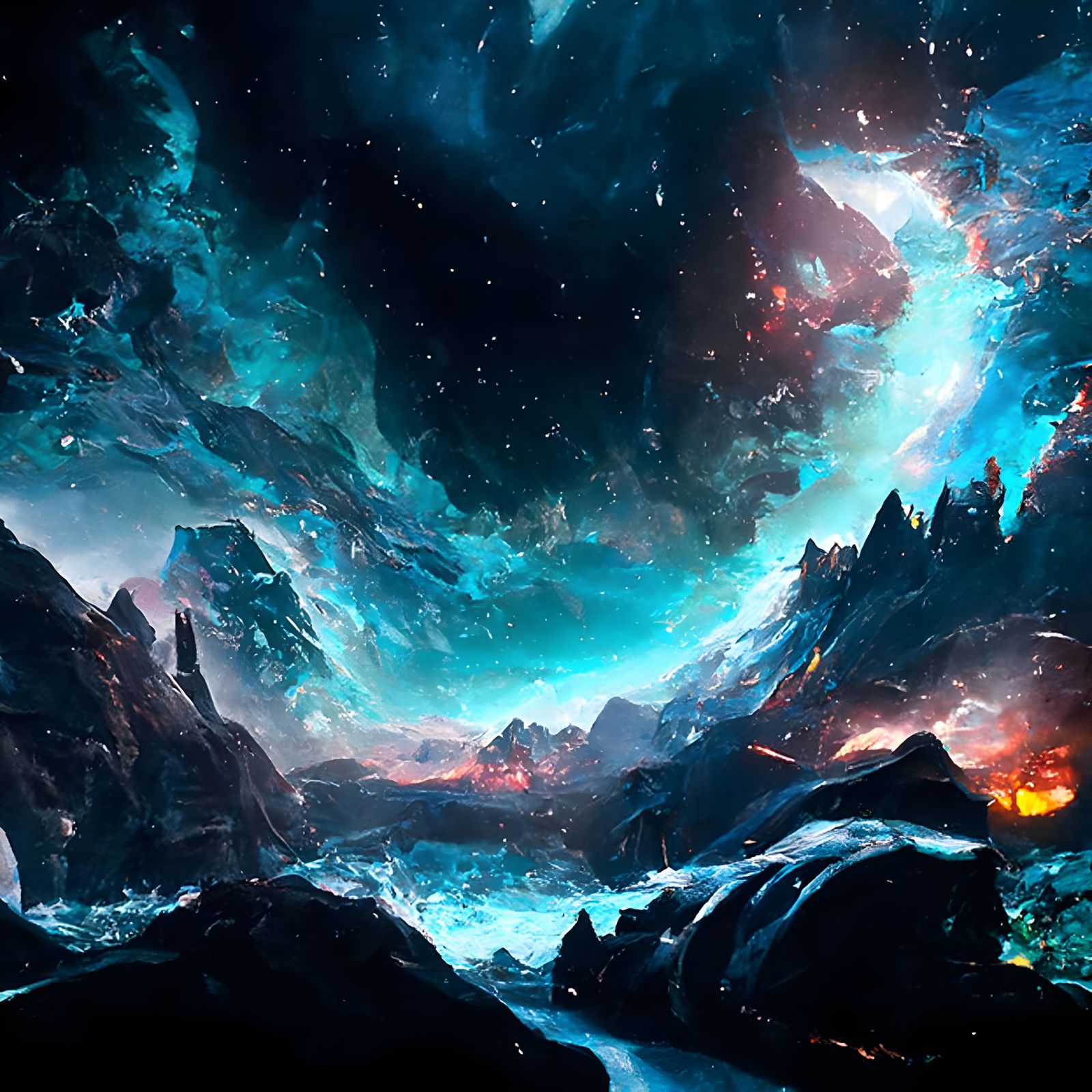 Namek collapsing  by @ItsRaoul