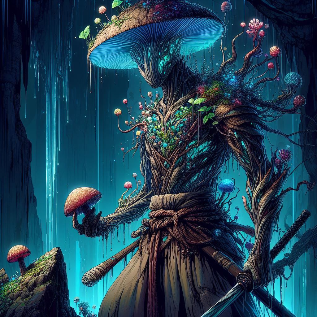 Myconid Samurai Warrior