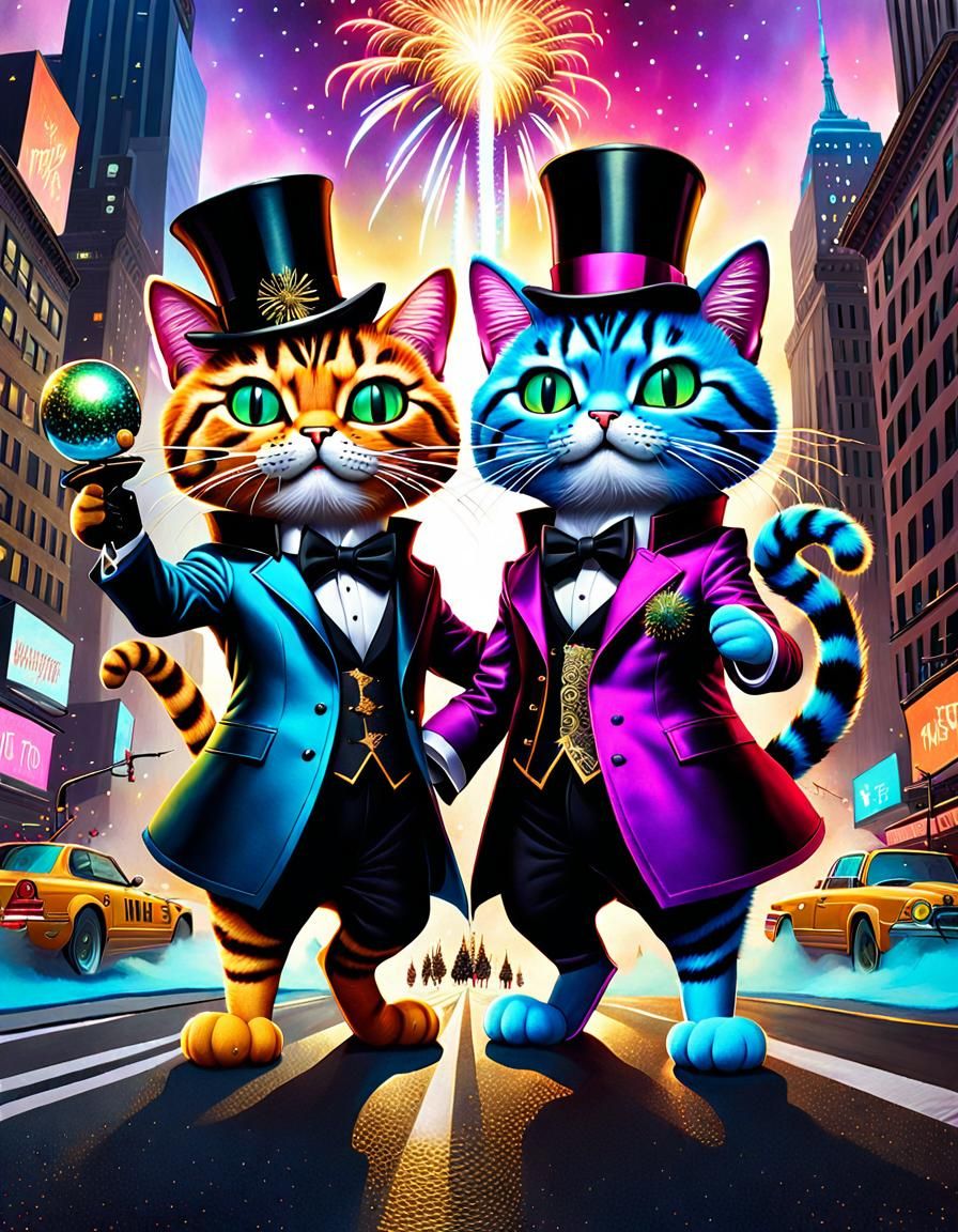 Two Distinguished Gentlecats