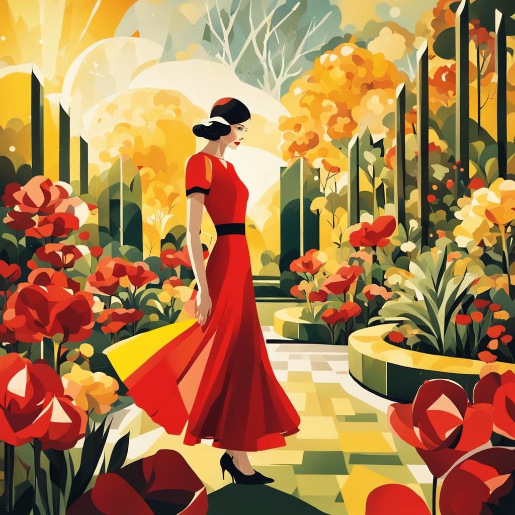 In a garden