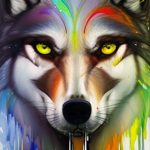 wolf - AI Generated Artwork - NightCafe Creator