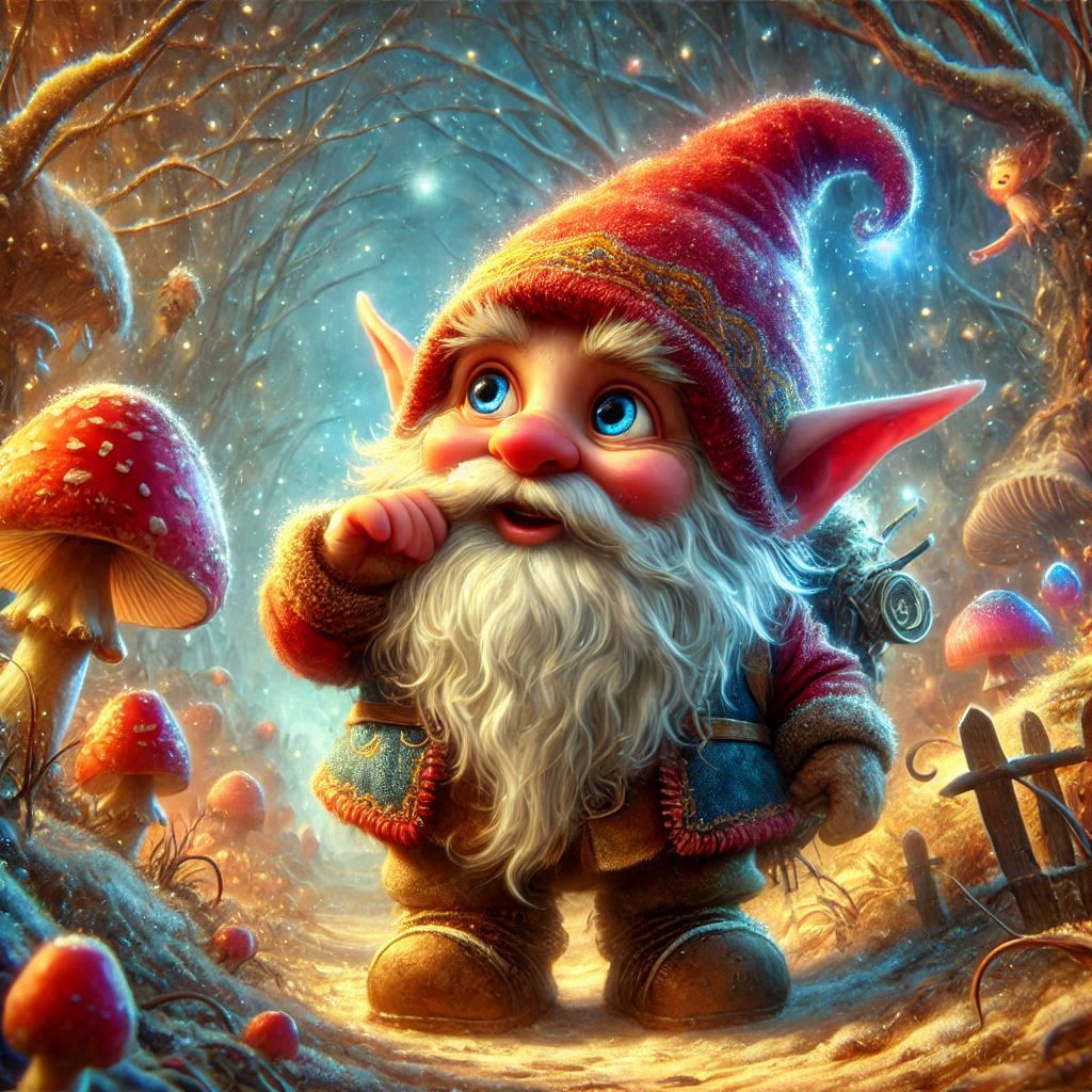 adorable fairy-tale fantasy creature portrait..