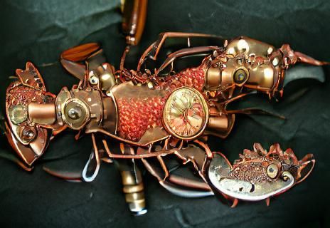 Steampunk lobster 