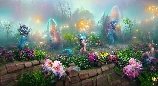Secret flower garden