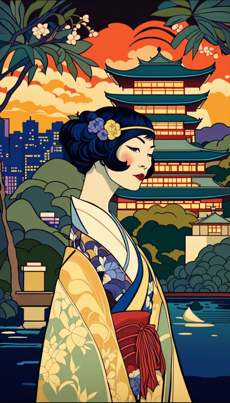 14 Kabuki Flapper