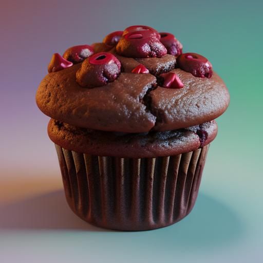 Red bean paste muffins.