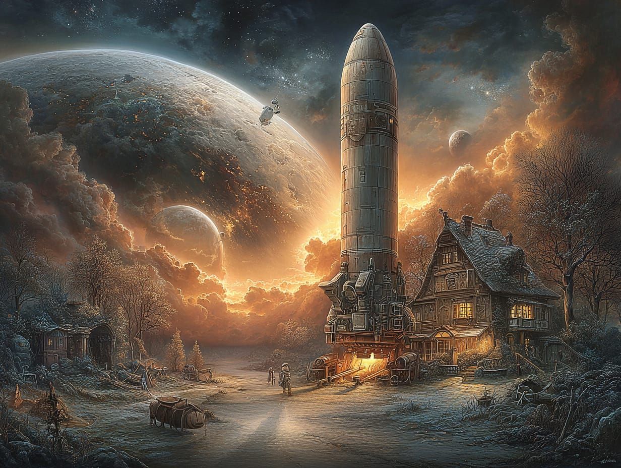 Rocket Station 2377  by @Midnighte