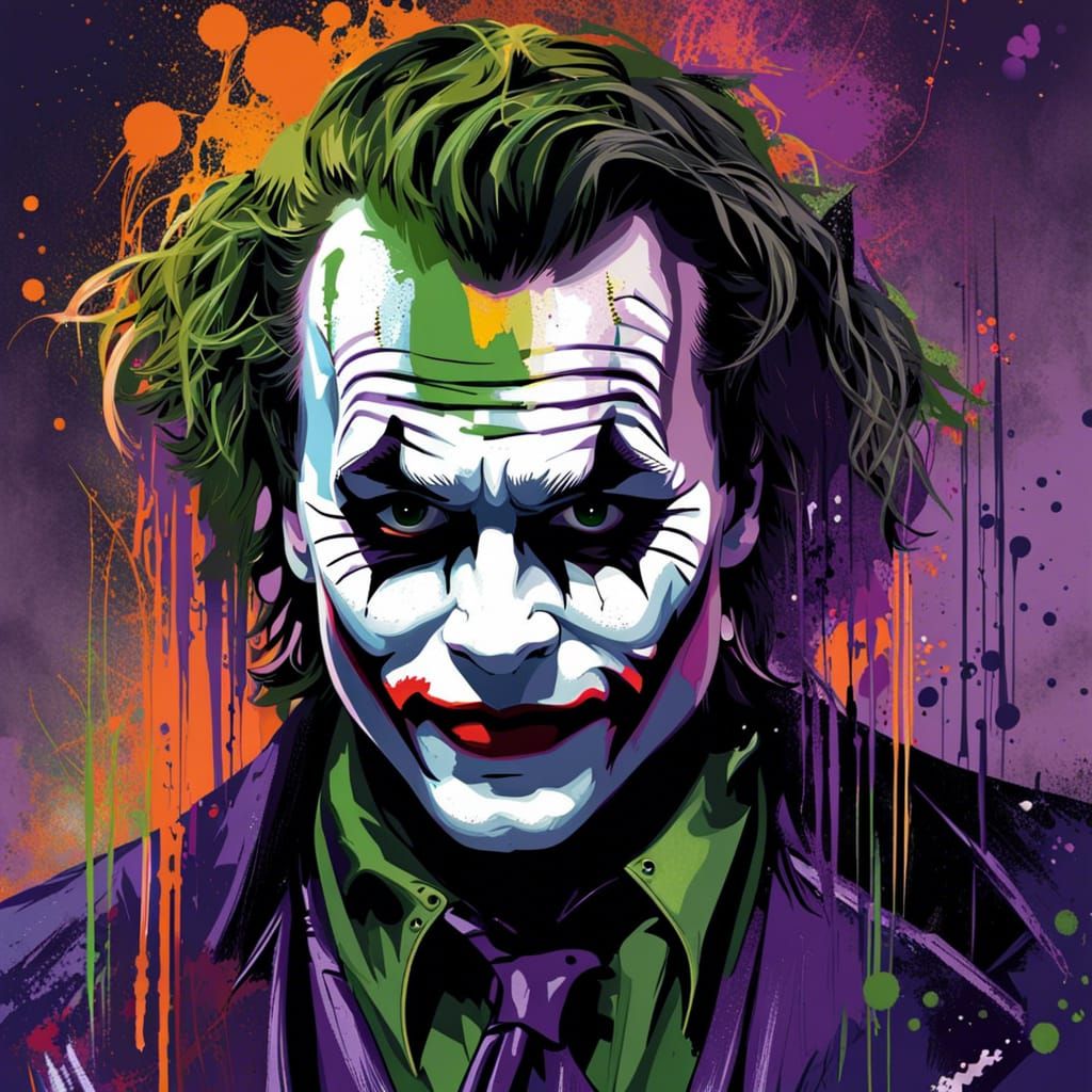 Ergh Garg Garg Johnny Depp as Joker - AI Generated Artwork - NightCafe ...