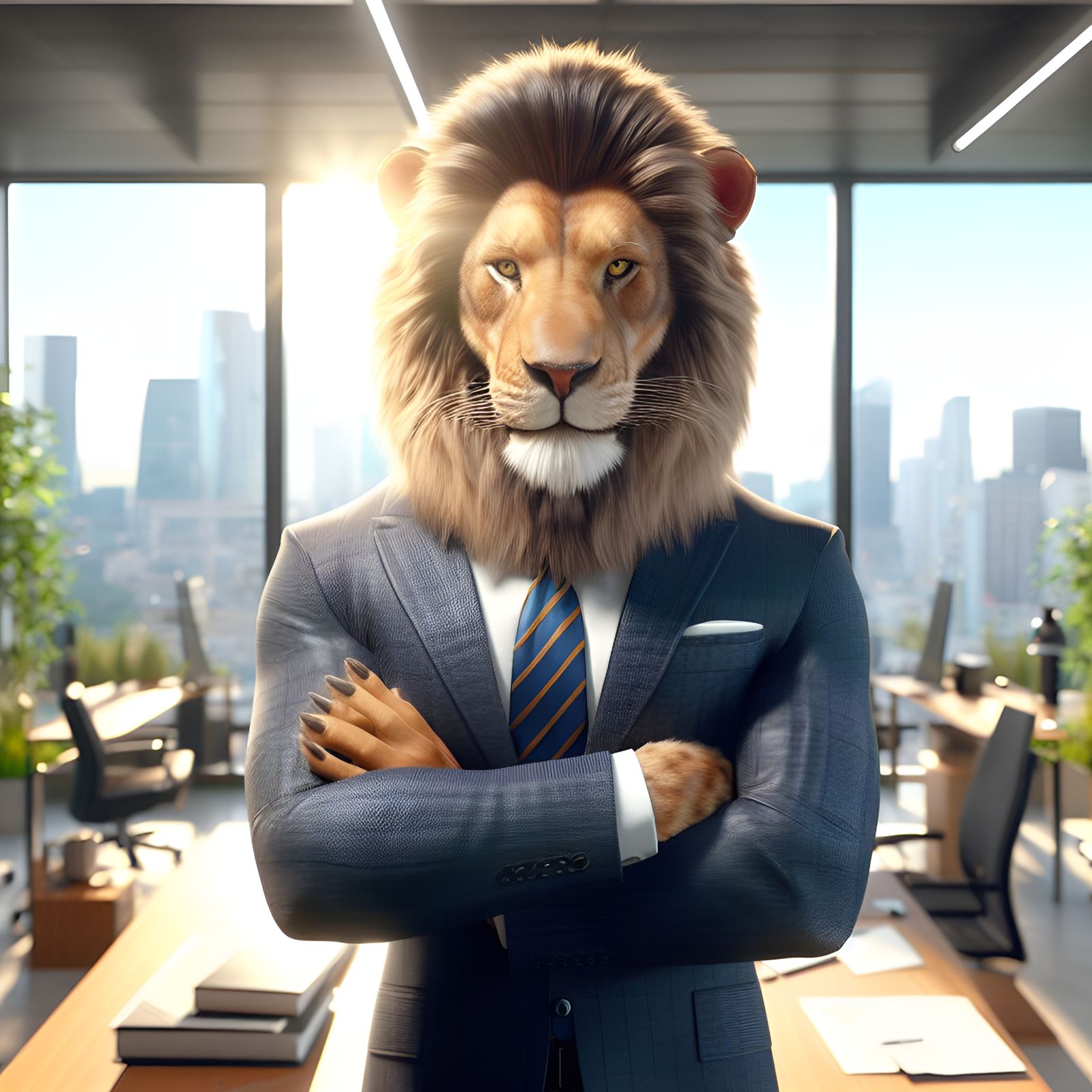 "You're LATE. I told you to mufasa this morning."