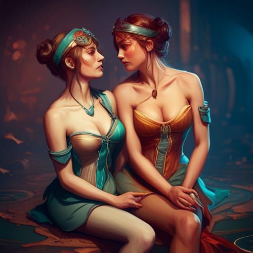 2 women in love