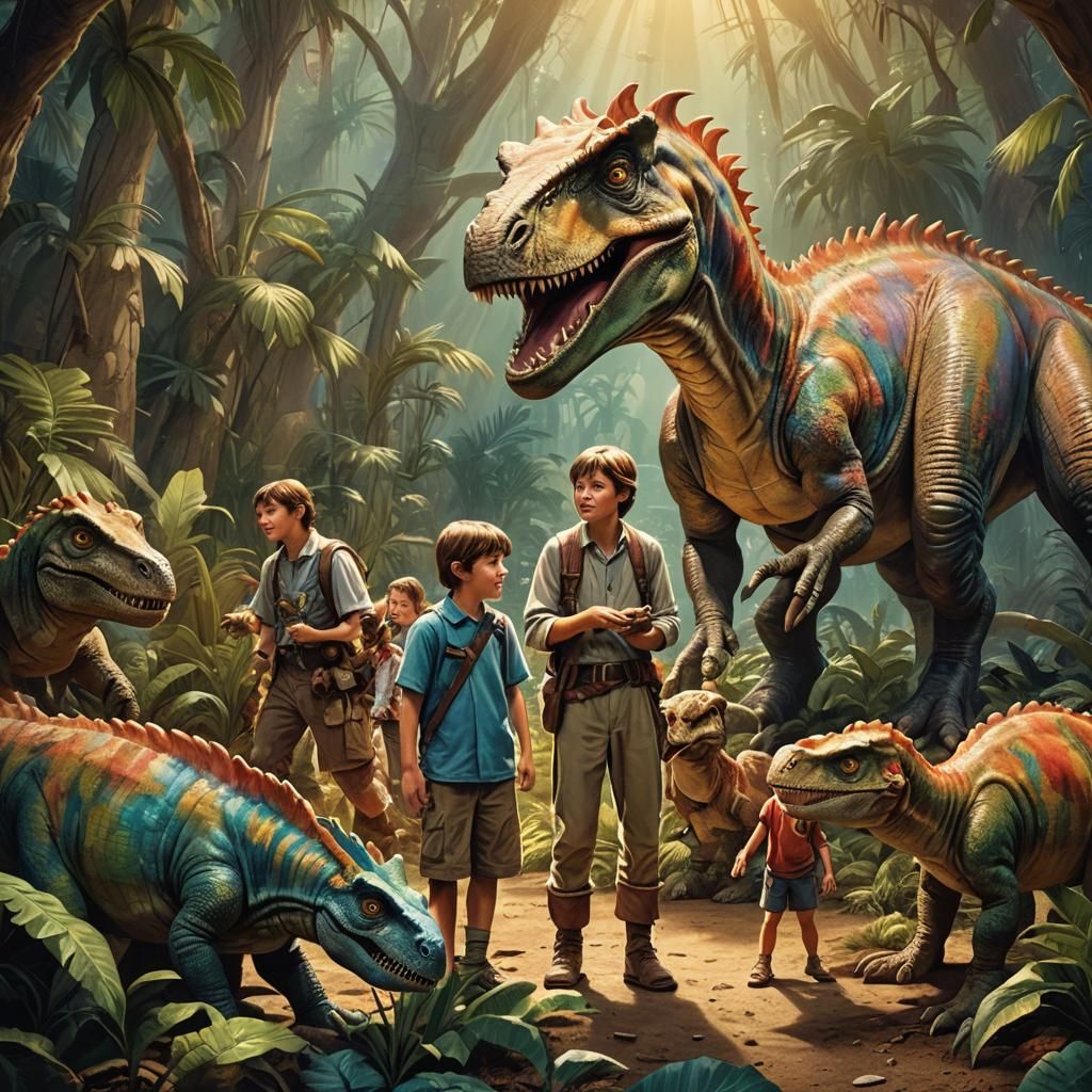 Modern dinotopia