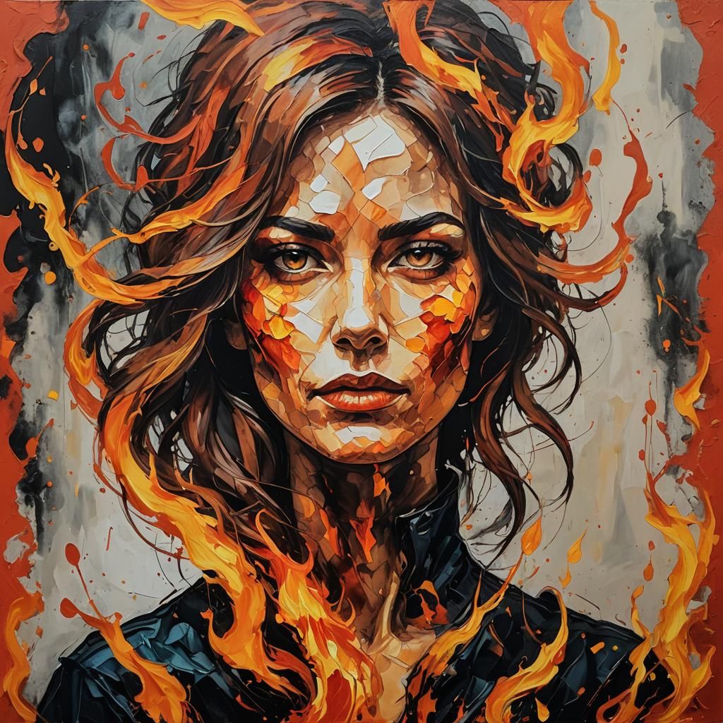 Portrait of a lady on fire