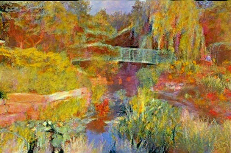 Monet garden 