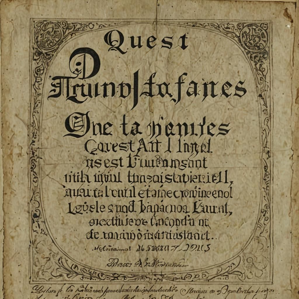 Two brass fanfares, or trumpets, with faded banners attached...