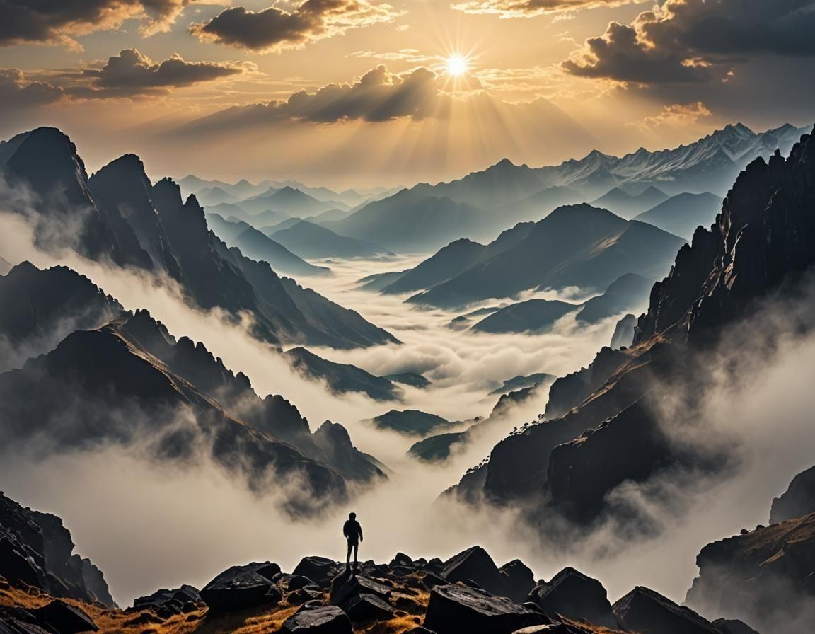 Mountain top  by @Croc_lover