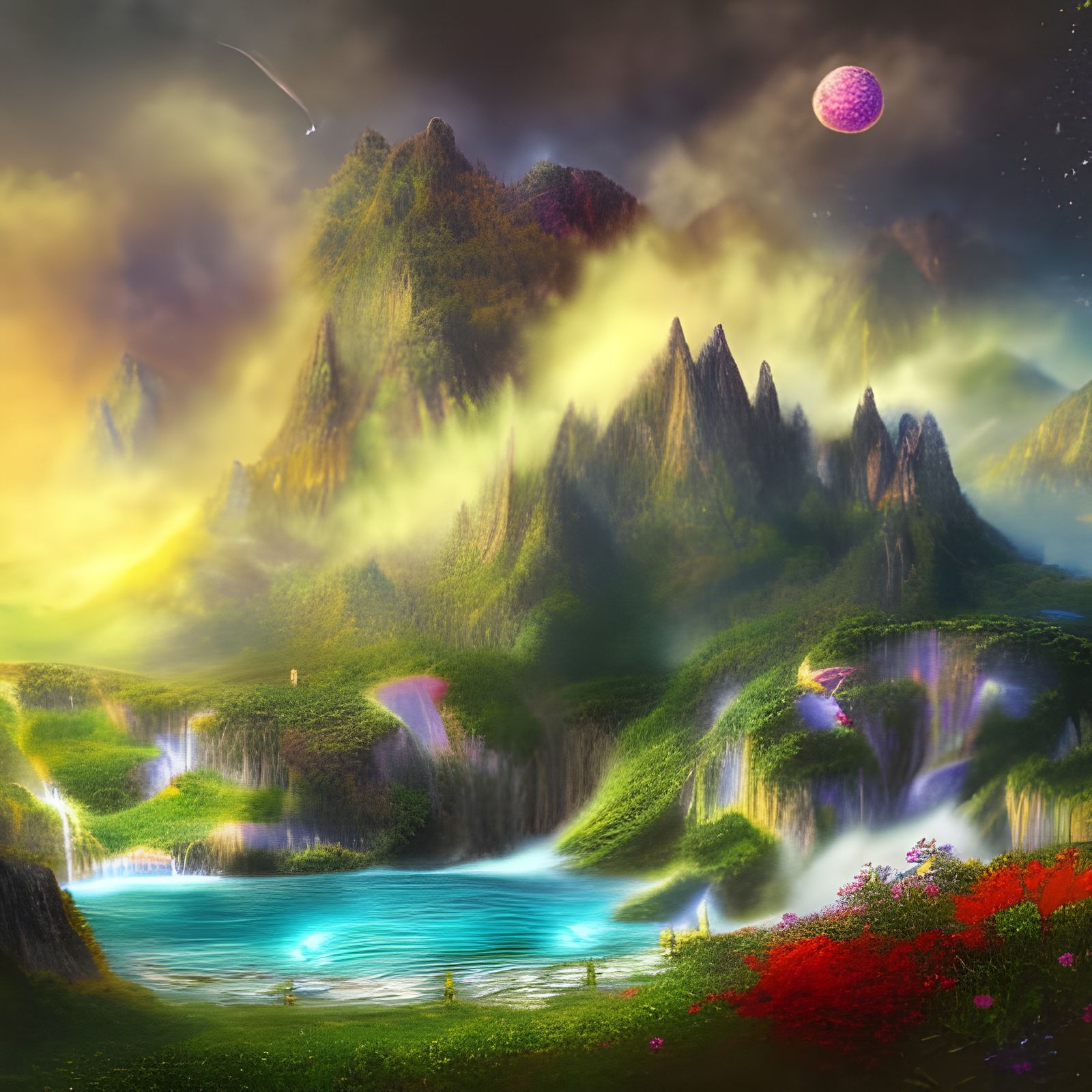 Magical mountains undefined