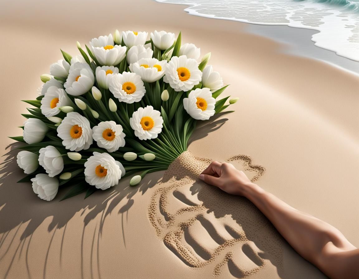 "I can buy myself flowers. Write my name in the sand."  by @ScorpionAI
