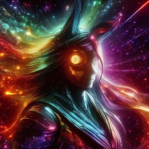 Colorful mesh  by @Tisho