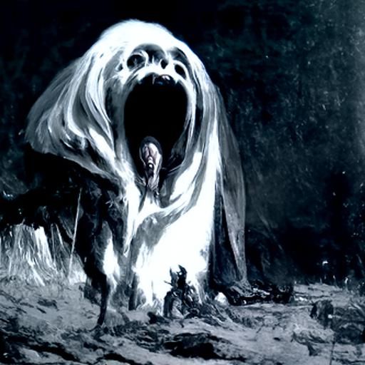 Screaming demon