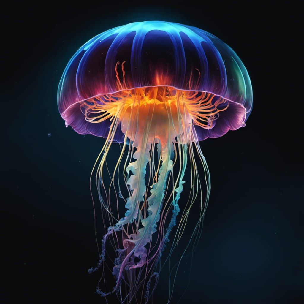 Jellyfish - AI Generated Artwork - NightCafe Creator