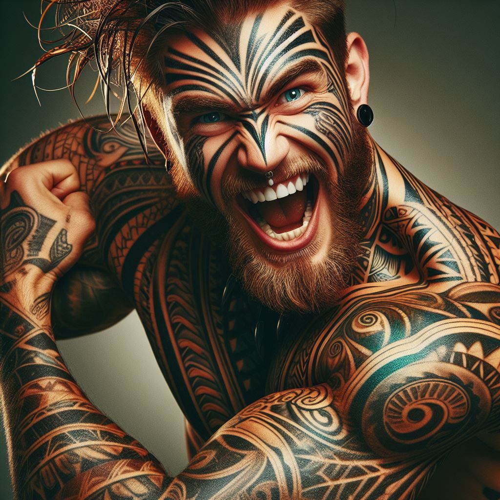 Messing with Maori Tattoos!