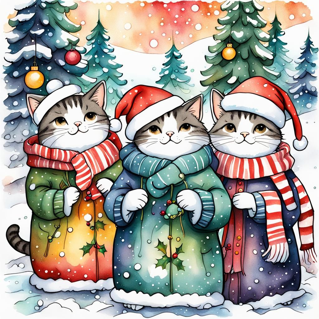 Christmas Cats