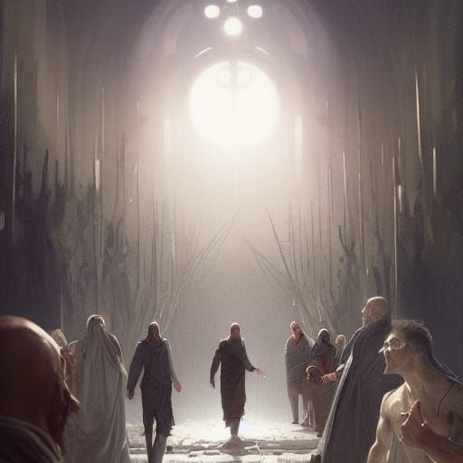 So he stood at the entrance to the camp and said, “Whoever i...