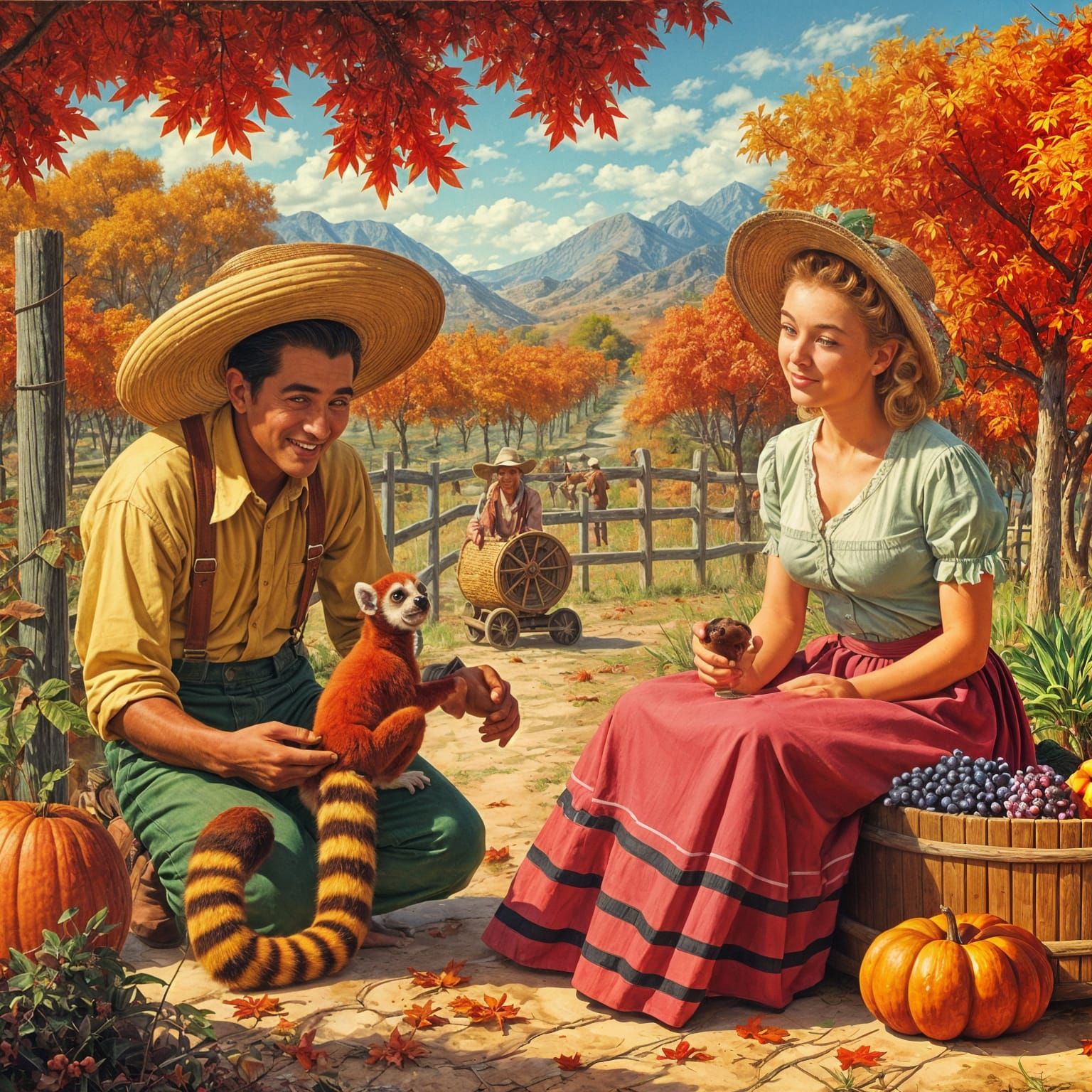 Enjoying Fall On The Farm