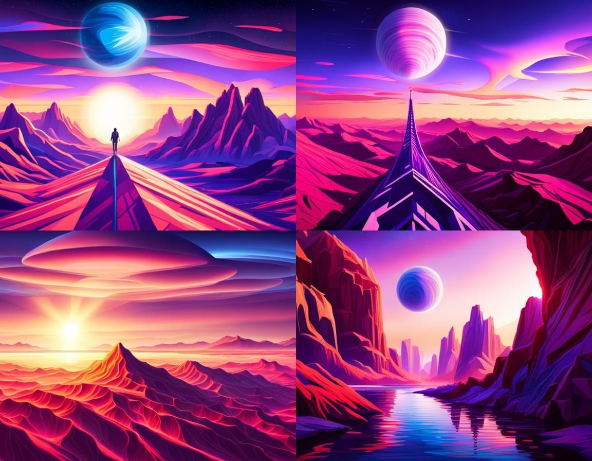 Glitch Synthetizer, Alien Disco Synth Wave Space Trip
