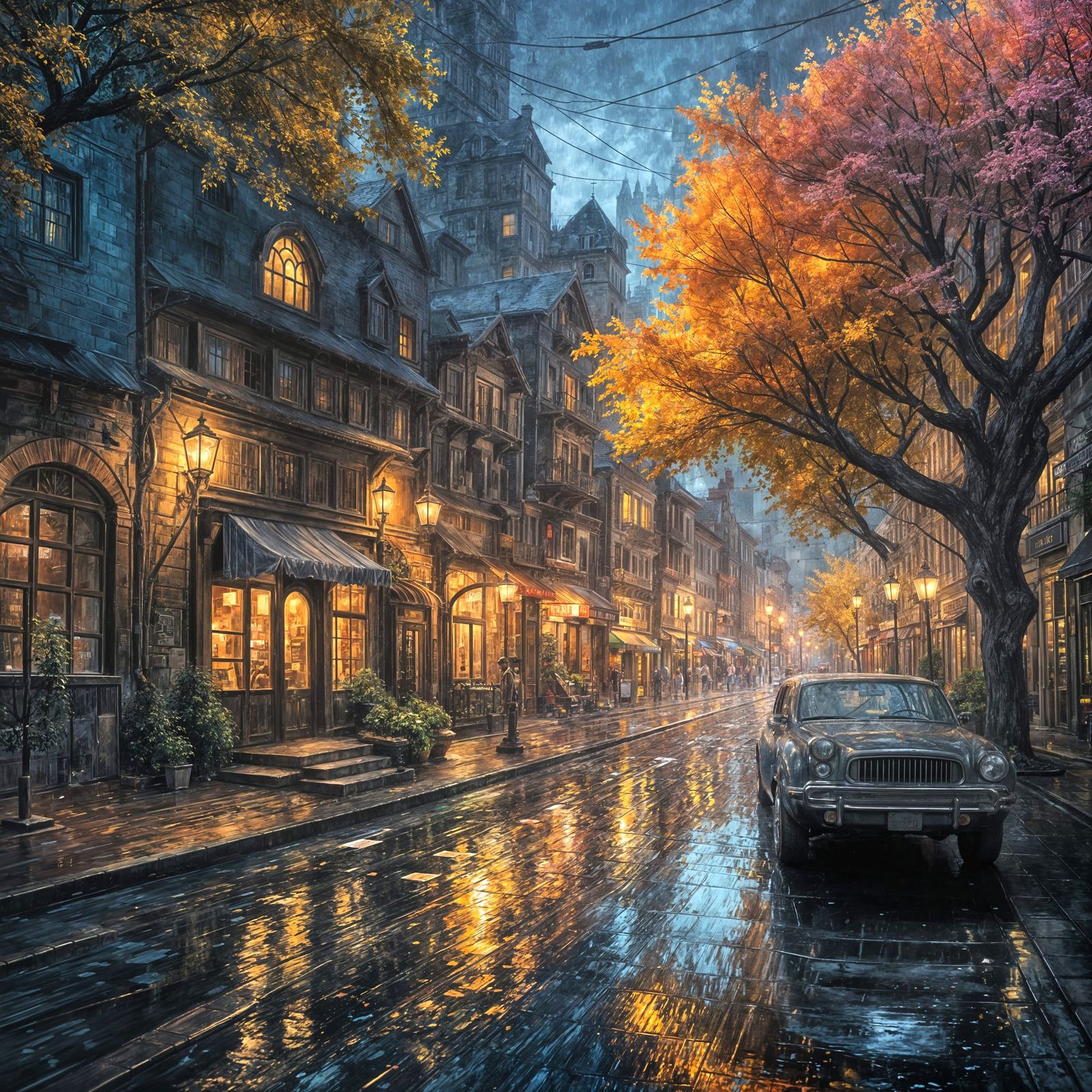  Reflections of the Rainy Season: The City’s Soft Moment  by @Richcruise Liu