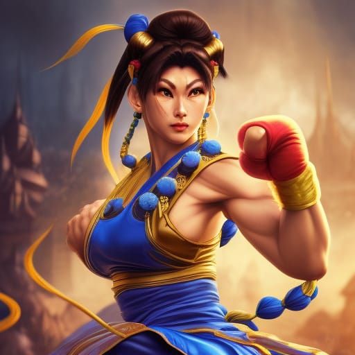 CHUN-LI - AI Generated Artwork - NightCafe Creator