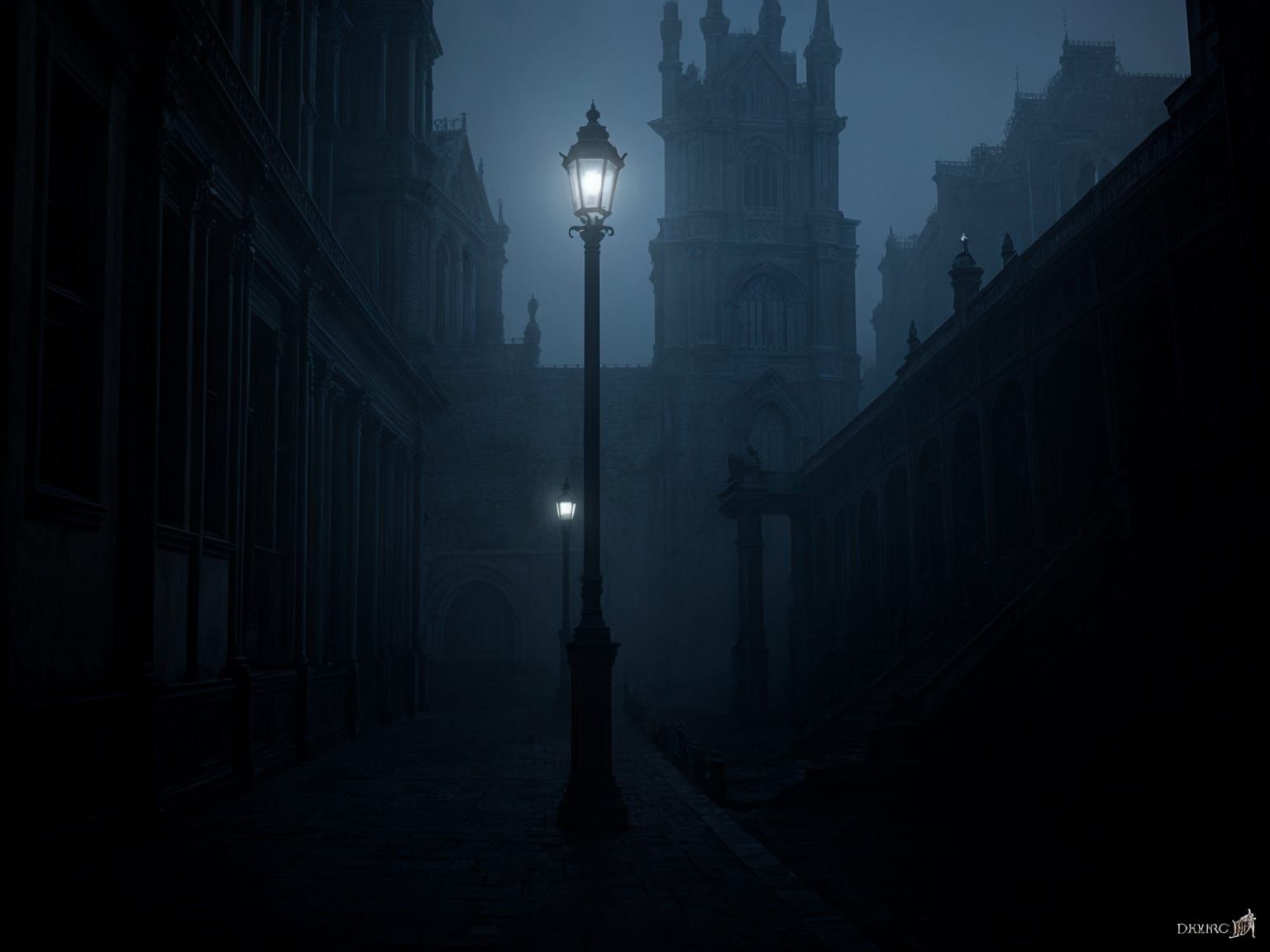 Random street lamp in a goth kingdom