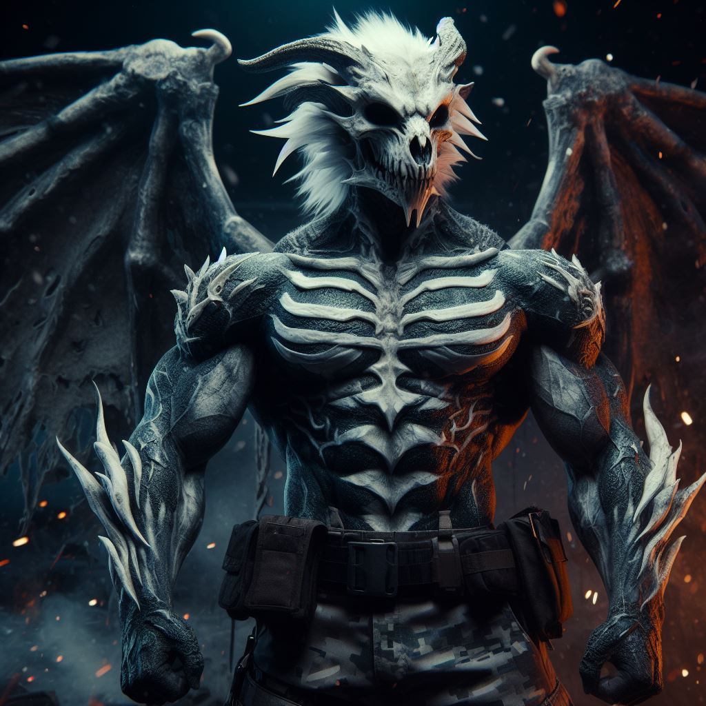 Skeletal dragon hybrid