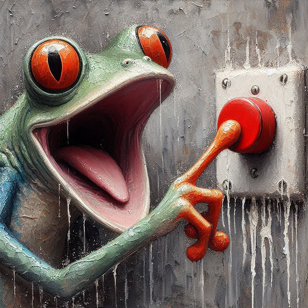 Don't press the.....