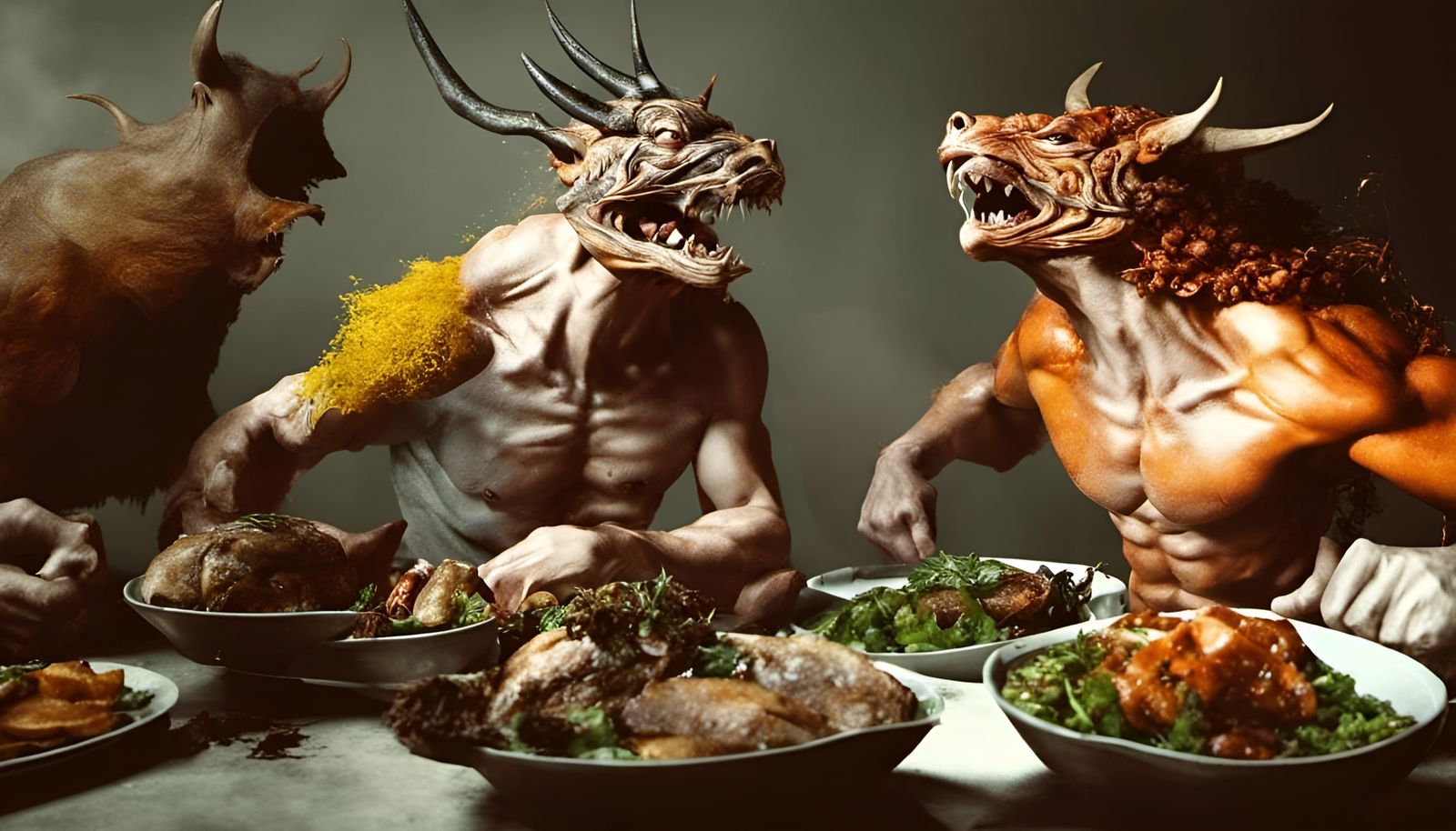 Two of the 'Bros' @ Dinner...