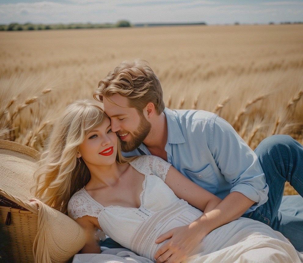 Blissfully Happy Couple in Love with Pregnancy 🌹❤️🕊️