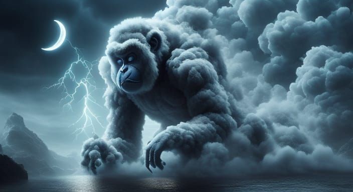 gorilla cloud   by @Celestial