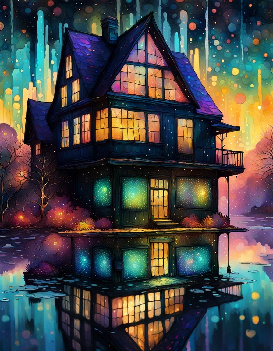 Magic house - AI Generated Artwork - NightCafe Creator