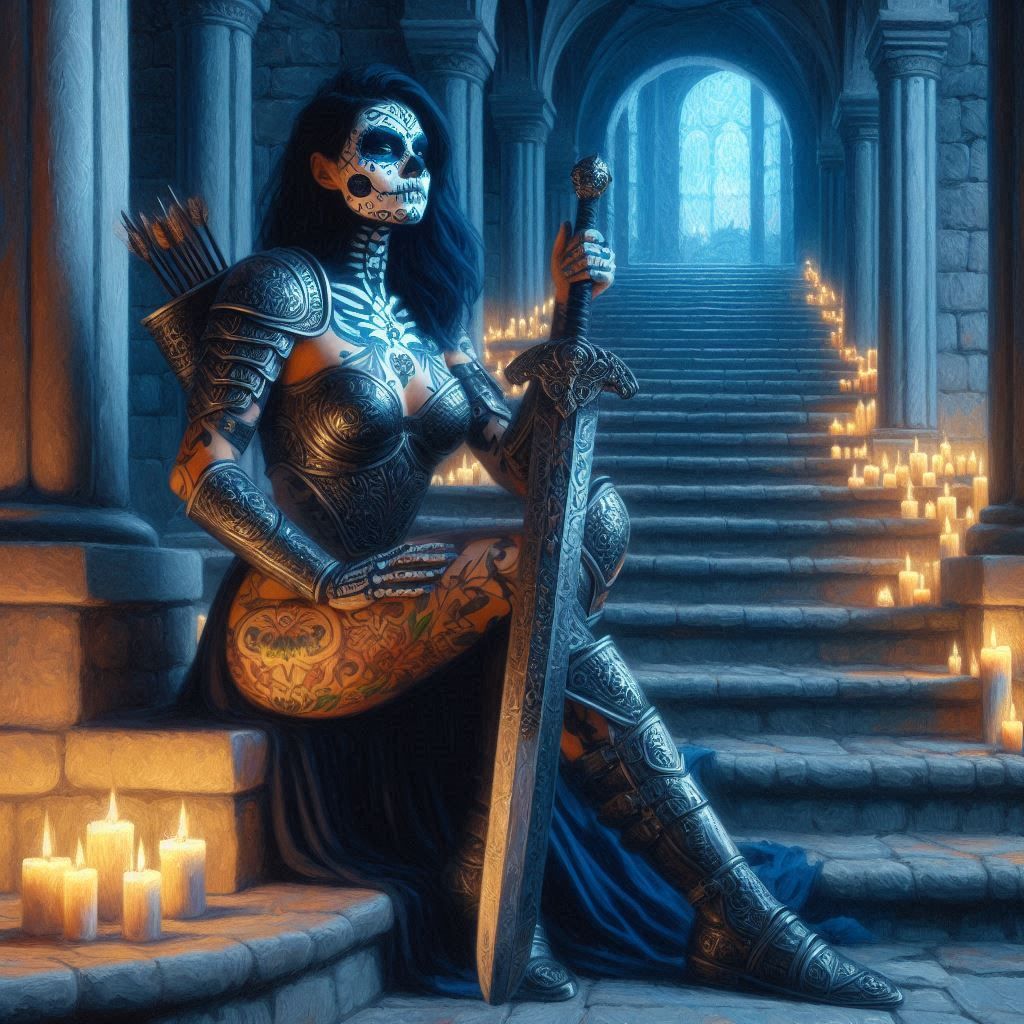 Sugarskull female Warrior